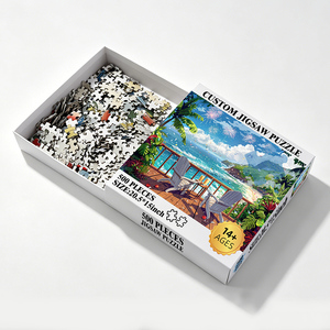 Rompecabezas <span class=keywords><strong>de</strong></span> Paisajes Personalizados Senfutong <span class=keywords><strong>de</strong></span> 500 <span class=keywords><strong>Piezas</strong></span> con Impresión a Todo Color <span class=keywords><strong>de</strong></span> Corte Suave Premium y Caja <span class=keywords><strong>de</strong></span> Regalo - Product Image 3