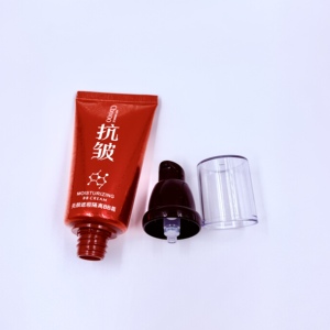 OEM Tùy chỉnh màu 40ml-150ml ABL Ống mỹ phẩm Kem chống nắng kim loại ánh lụa màn hình in Kem BB Kem mềm ống với bơm - Product Image 5