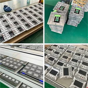 20 टन सोलर सेल रोड या लेन मार्कर मेटल एलईडी रिफ्लेक्टिव सोलर एल्युमीनियम रोड स्टड - Product Image 3