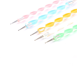Venta al por mayor 5 unids/set Nail Dotting Pen <span class=keywords><strong>de</strong></span> doble extremo Nail Art Point Drill Tool Dot Paint <span class=keywords><strong>Kit</strong></span> <span class=keywords><strong>de</strong></span> manicura <span class=keywords><strong>para</strong></span> Nail Art - Product Image 5