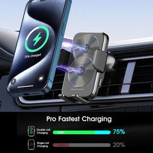 GYBB KC Certificate 15W Fast Charging Wireless <strong>Car</strong> Charger 360 Rotating Suction Cup Air Vent Phone <strong>Holder</strong> for <strong>iPhone</strong> 13 14 - Product Image 4