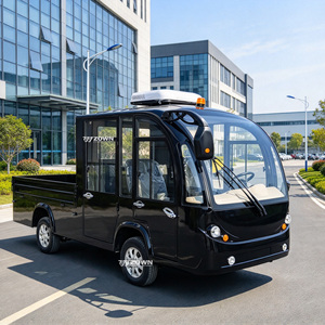 Vehículo Eléctrico Turístico con Cabina Cerrada, Techo con Aire Acondicionado, Luz de Advertencia, 8-23 Asientos, 2 Años de Garantía para Resort, Campus, Fábrica, Patrulla, Transporte de Mercancías - Product Image 1
