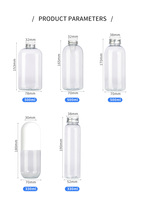 Bouteilles en plastique créatives en forme de capsule de 330 ml, capacité personnalisable, pour champagne et soda – Vente en gros usine