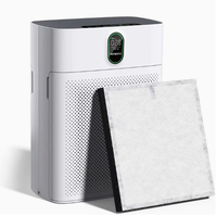 Filtre purificateur d'air H13 PP HEPA direct usine, capture la poussière, le pollen, la fumée, les squames d'animaux, les spores de moisissure, pour la maison, la voiture, alimenté par USB, haute performance