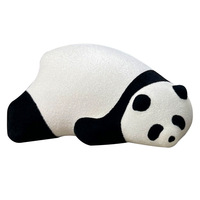 Canapé-lit pour enfants à une place, fauteuil inclinable en forme de panda géant, siège de détente amusant pour enfants, décoration d'intérieur