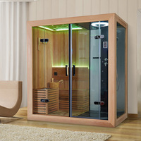 Affichage numérique moderne Chauffage de sauna à vapeur sèche Thermostat à ondes lumineuses LCD pour alimentation en contrôleur de salle de sudation