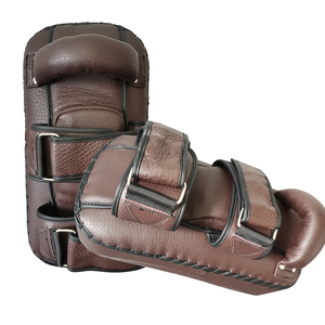 Almohadillas de cuero auténtico para <span class=keywords><strong>entrenamiento</strong></span> de artes marciales, cuero genuino para ganado, boxeo, Muay thai - Product Image 1