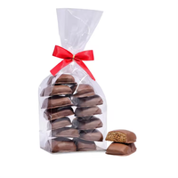 Sac en plastique transparent personnalisé en cellophane pour l'emballage des aliments, des bonbons, du pain, sac transparent OPP