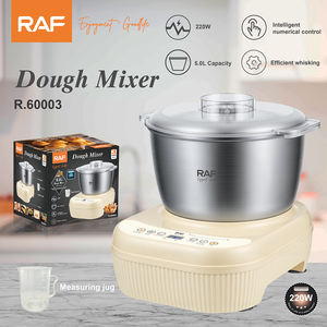 Amasadora Eléctrica RAF de 5L y 220W con Control Digital, Temporizador de 90 Minutos, Tazón de Acero Inoxidable para Amasar y Fermentar, 220V 50Hz - Product Image 2