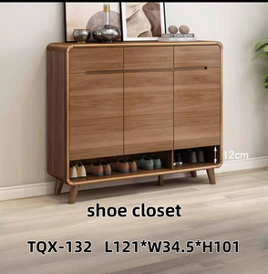 Mueble Zapatero Moderno de Madera Maciza Ecológico y Duradero para Sala de Estar, Dormitorio, Almacenamiento, Muebles para el Hogar - Product Image 4
