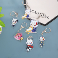 Vente en gros porte-clés personnalisé Anime fabriqué en usine conception personnalisée design mignon mini porte-clés acrylique