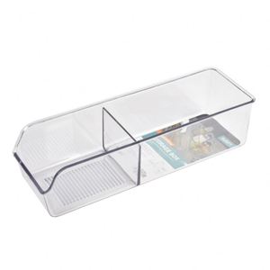 Kitchen clear fridge storage basket organizer bin set pet food storage bin