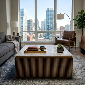 Table basse en marbre moderne de luxe italienne, faite à la main, finition <span class=keywords><strong>miroir</strong></span>, écologique, design personnalisable pour la décoration du salon - Product Image 5