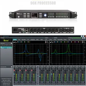 96kHz Abtast frequenz 4 Eingang 8 Ausgang DSP Audio Lautsprecher Management Prozessor