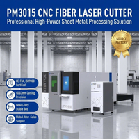 Machine de découpe laser à fibre avec table d'échange, conception fermée, commande CNC Cypcut, refroidissement par eau, 1000W-6000W, 3 axes, pour tôles