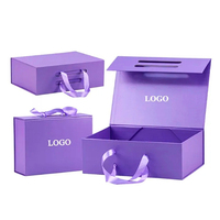 Boîtes en papier de luxe avec logo personnalisé, design de vêtements, emballage magnétique pliable, design élégant, avec votre propre logo
