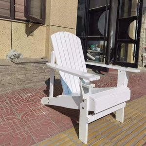 Chaise Adirondack pliable en plastique, imperméable, durable, légère, portable, pour l'extérieur, écologique, très vendue, pour patio, jardin, <span class=keywords><strong>plage</strong></span> - Product Image 1