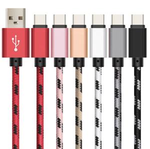 Câble de chargeur rapide USB C 3m en Nylon Type C câble de données USB cordon de charge de téléphone câble de type-c pour <span class=keywords><strong>Xiaomi</strong></span> Huawei Samsung Galaxy S10 - Product Image 1
