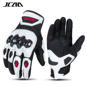 Gants de cyclisme en fibre de carbone pour autoroute, rose, pour femmes et hommes; gants de <span class=keywords><strong>moto</strong></span> en cuir homologués; gants de vélo à deux doigts tactiles - Product Image 3