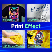 Impresora DTF KINGJET, Impresión en Plástico, Máquina Epson para Pequeñas Empresas en Casa, Plotter de Corte, Tinta de Sublimación, Películas, Folletos