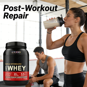 Suplemen Protein Whey Isolat BCAA untuk Mendukung Massa Otot Ramping, Suplemen Superfood Kesehatan Grosir Label Pribadi - Product Image 3