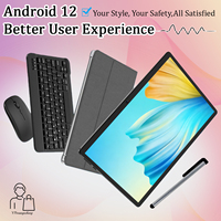 Tablette PC Android 12.0 neuve de 10,1 pouces avec processeur MTK Octa Core, Wi-Fi, 3 Go/64 Go de stockage, résolution 1280x800 pour usage professionnel