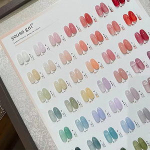 56 Colors Ice Pink Peach Transparent Gel <b>Nail</b> Polish Set UV Gel <b>Kit</b> for DIY French Manicure - Product Image 3