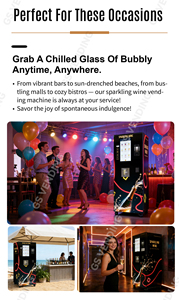 Máquina Expendedora Inteligente GS Combo 4G WiFi Personalizable para Cócteles/Vino/Soda/Agua con Gas/Botellas/Cerveza en Vaso, con Reconocimiento de Edad - Product Image 6