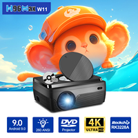 Android 9.0 W11 Smart Projector AVI projecteur portable BT5.1 support camp éclairage de secours 4K Projector