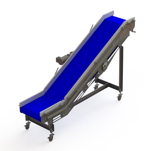 Profil Aluminium Baja Tahan Karat MODULAR <span class=keywords><strong>CONVEYOR</strong></span> <span class=keywords><strong>BELT</strong></span> Sabuk Konveyor Kustom Sabuk Konveyor Miring Vertikal - Product Image 1
