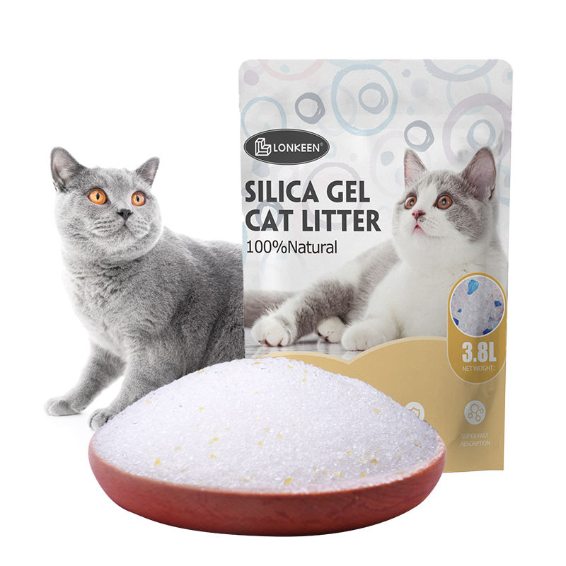 Eco-friendly Pet Cleaning PH Indicator Silica Gel Cat Litter
