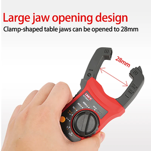 Pinza Amperimétrica Digital UNI-T UT201 UT202 UT203 UT204 Plus, Clase II Profesional, Precisión de 0.5, Voltímetro, Amperímetro - Product Image 3