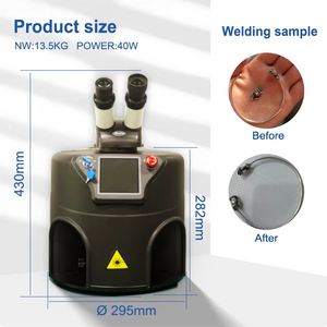 เครื่องเชื่อมเลเซอร์แบบจุดเล็ก200W เครื่องประดับเงินทองด้วยเส้นใย IPG ขนาดเล็ก - Product Image 2