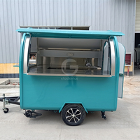 Gerobak Jajanan/Minibar/Trailer Pengiriman Internasional untuk Dijual