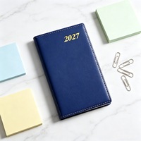 U+ CT-06 2027 Agenda en Inglés para Gestión del Tiempo y Eficiencia, Planificador Semanal, Cuero Sintético, Encuadernación Cosida con Hilo, Ideal para Regalo
