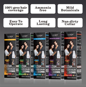 Lichen nouveauté coloration rapide peigne magique shampooing de <span class=keywords><strong>teinture</strong></span> pour <span class=keywords><strong>cheveux</strong></span> noirs - Product Image 6