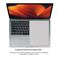Chiffon de nettoyage en microfibre anti-poussière pour écran et clavier d'ordinateur portable, protection contre les traces, pour MacBook Air Pro 13" 14" 15" 16"