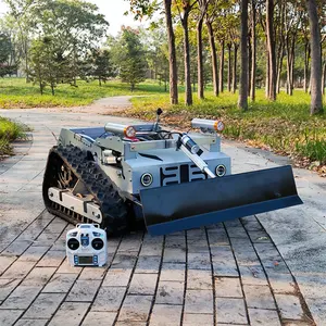 0 Turn Lawn Mower With Gasoline Remote Control Crawler Electric Smart Snow Plow Robot Lawn Mower For Sale