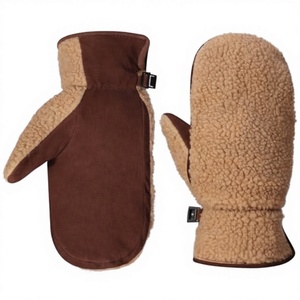 Women Real Sheepskin Leather Winter <b>Gloves</b> Thick Fur Wool Lining <b>Touchscreen</b> Warm Outdoor Driving Cycling Cold Weather - Product Image 3