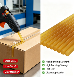 Barras de Pegamento Termofusible, Sellador de <span class=keywords><strong>Silicona</strong></span> de Alta Adhesión, Amarillo, Ecológico, para Pistolas de Pegamento, Madera, Papel, <span class=keywords><strong>Manualidades</strong></span>, Embalaje, Bajo MOQ, Envío Rápido - Product Image 3