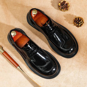 Nouvelle Tendance DSYX – Chaussures Homme en Cuir Véritable Brillant, Style Britannique Sportif Décontracté, à Enfiler, Légères, Antidérapantes et Respirantes pour l'Automne - Product Image 2