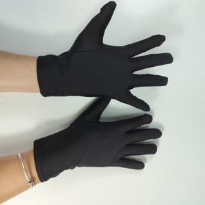 Guantes personalizados de nailon negro para joyería, guantes sin polvo para inspección de relojes y telas - Product Image 5