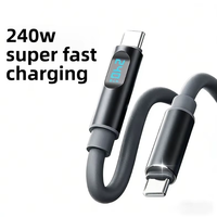 Nouveau prix de gros usine pour câble PD USB-C vers USB-C 60W ultra-rapide pour iPhone 17 Pro Max avec affichage numérique en temps réel