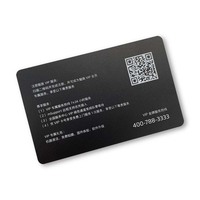 Blancs colorés numériques intelligents personnalisés avec code QR NTAG216 contrôle d'accès carte NFC mat brillant noir givré imprimé
