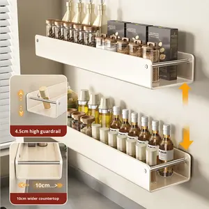 <span class=keywords><strong>Étagère</strong></span> de rangement murale moderne et simple pour cuisine, pliable, écologique, blanche, sans perçage, pour <span class=keywords><strong>épices</strong></span> – Meilleure vente - Product Image 2