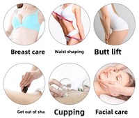 2026 Neu 3-in-1 30 Saugnäpfe Gesäßstraffung Vakuumtherapie Massagegerät Pumpe Brustwarzen-Sauger Po- und Brustvergrößerungsmaschine