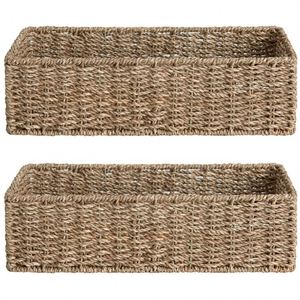 Cesto para Ropa Sucia Estilo Rústico, Bolsa de Mimbre de 5 Kg, Cestas de Pascua Vacías, Forma Vietnamita, Cesta Tejida de Junco Chino - Product Image 1