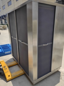 พัดลมม่านน้ำสแตนเลสประสิทธิภาพสูงสำหรับการทำความเย็นในโรงงานและการประชุมเชิงปฏิบัติการ - Product Image 4