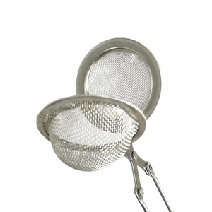 Infuseur à thé et à épices en acier inoxydable, boule filtrante à thé, boule à épices, avec poignée - Product Image 5
