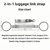 Sangle de bagage personnalisée 2026 résistante à l'usure et à la traction pour sac à dos et valise avec ceinture de fixation